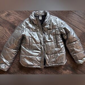 Vans Silver and Black Jacket